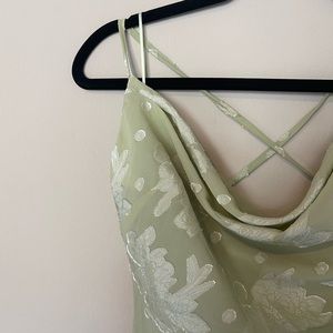 Green Floral ‘Hello Molly’ Midi Dress